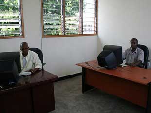 The new eLearning production centre, sponsored by InWEnt