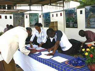 Registration at the TATCOT booth