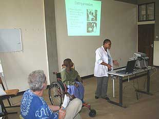 Course participants presenting their outcome