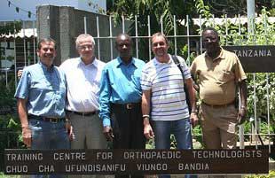 From left: W. Raab, F. Juettner, L. Mtalo, J. Franke, H. Shangali