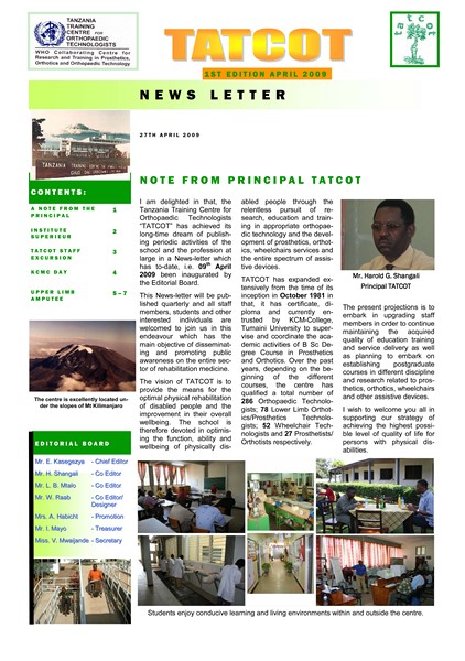 TATCOT Newsletter